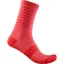 Castelli Superleggera Womens 12 Socks in Pink