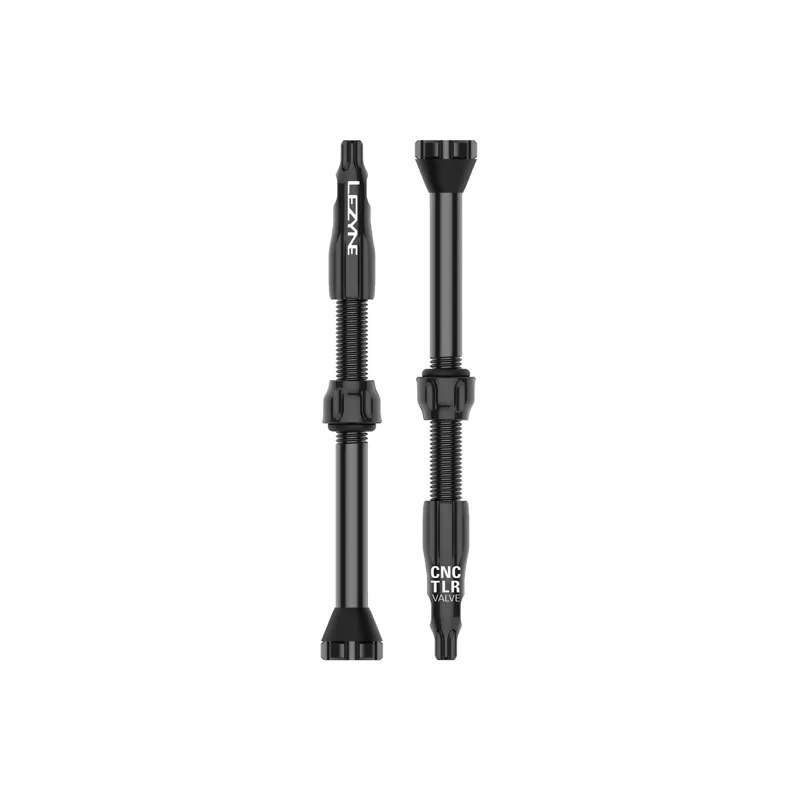 Lezyne CNC TLR 60mm Tubeless Valves in Black