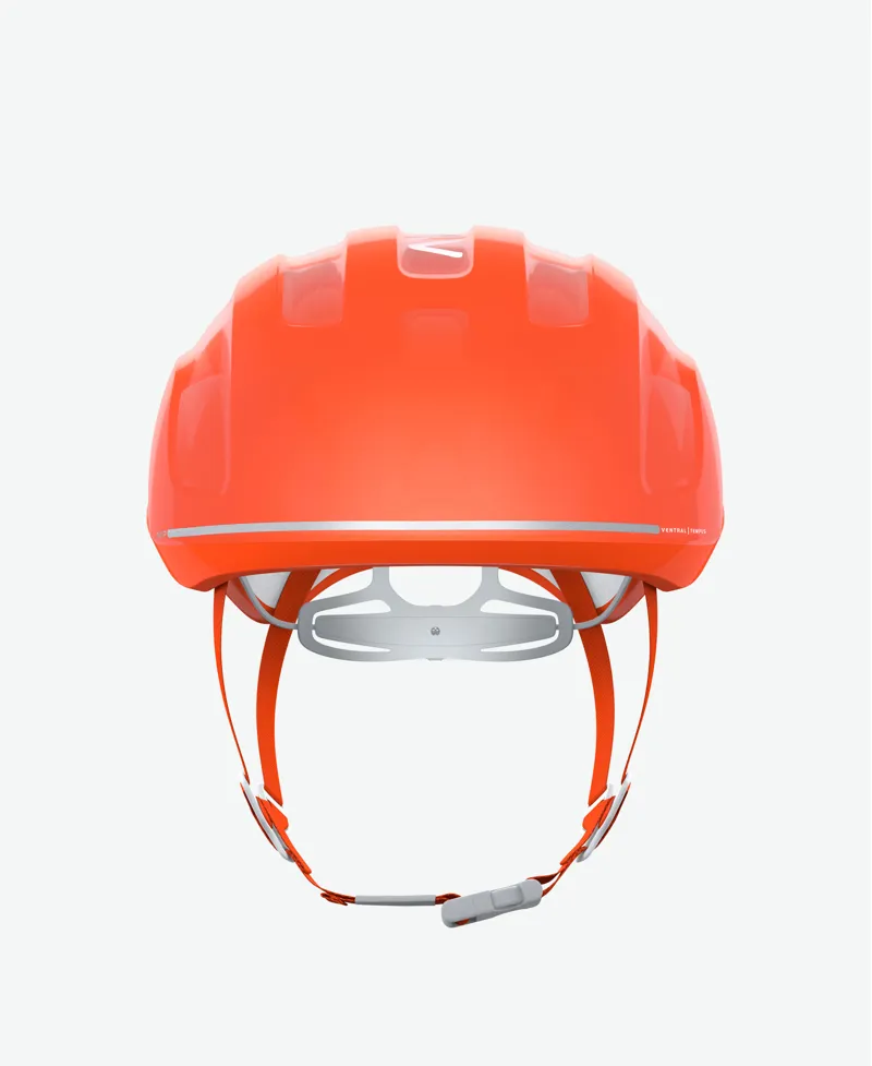 POC Ventral Tempus SPIN Covered Road Helmet in Orange-1