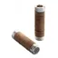 Brooks Plump Leather Handlebar Grips in Brown
