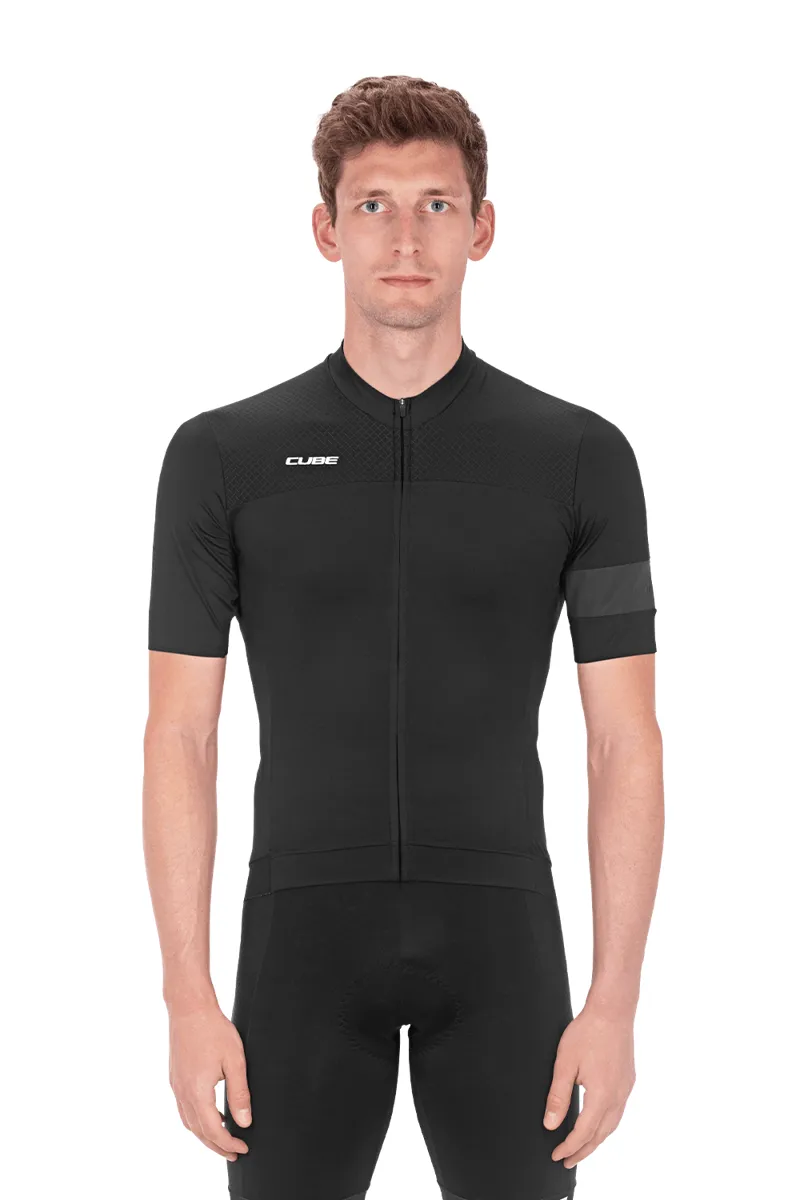 2020 Cube Blackline Short Sleeve Cycling Jersey in Black