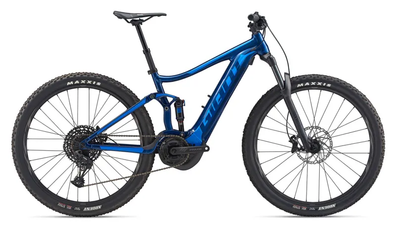 2020 Giant Stance E+ Pro 29er Electric Hardtail Mountain Bike in Blue