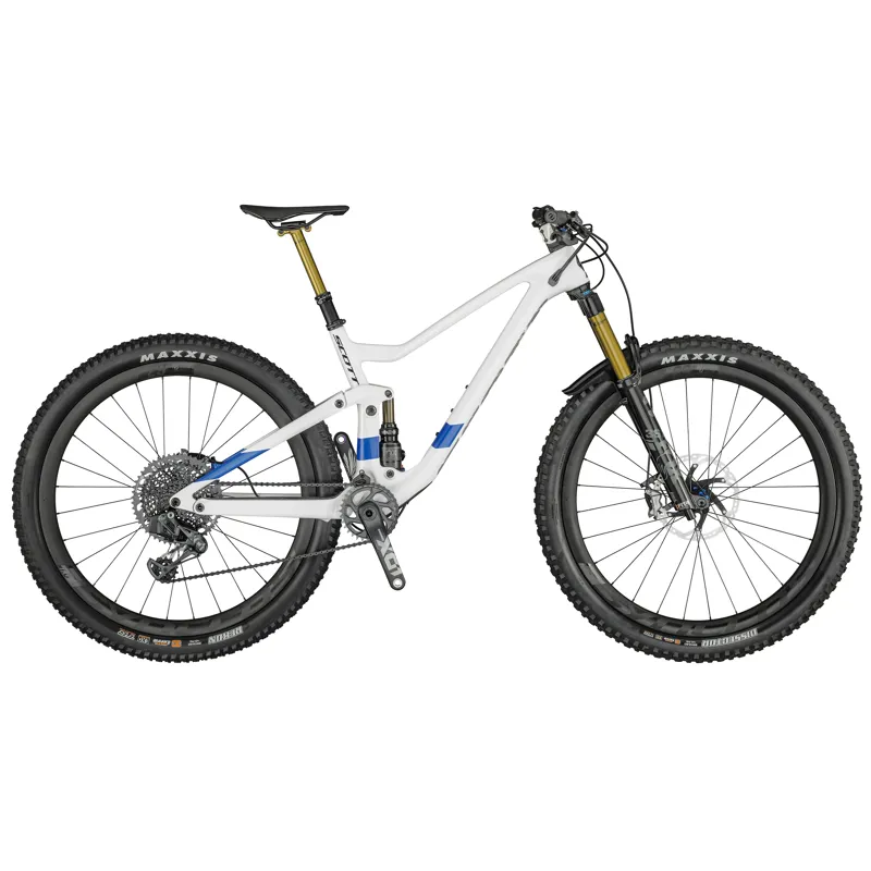 2021 Scott Genius 900 Tuned AXS Carbon Mountain Bike in White