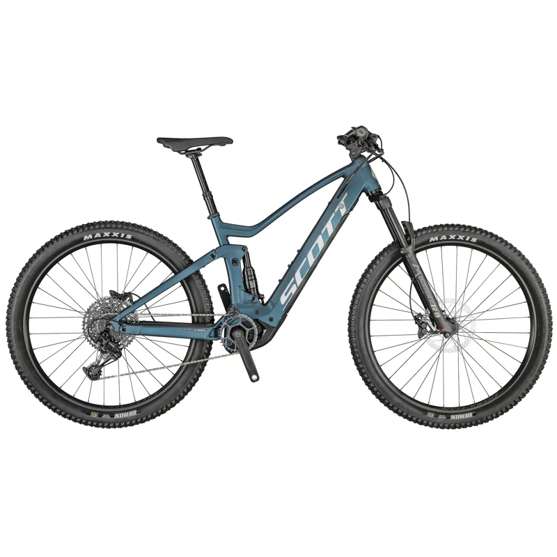 2021 Scott Strike eRIDE 930 Electric Mountain Bike in Blue