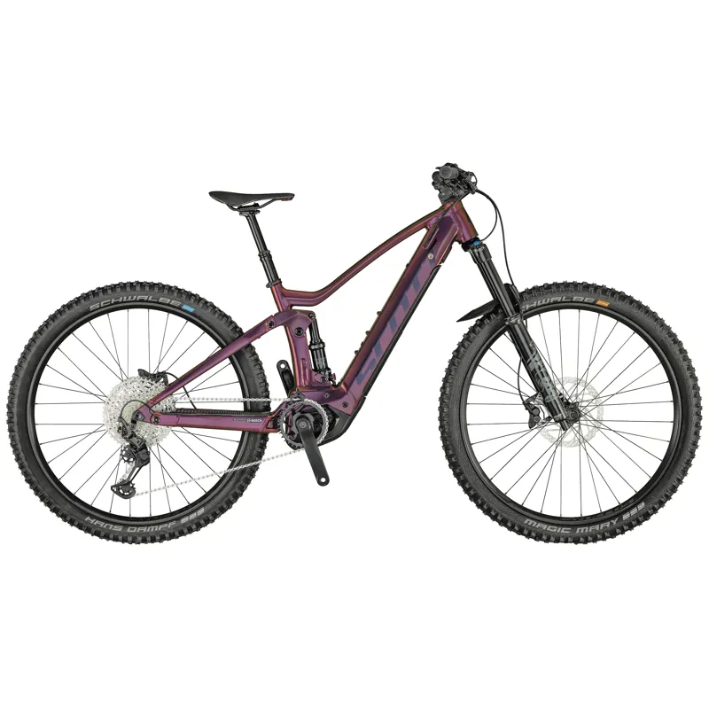 2021 Scott Contessa Genius 910 Womens Electric Mountain Bike in Purple