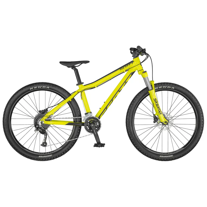 2021 Scott Scale 26 Disc Youth Mountain Bike in Yellow