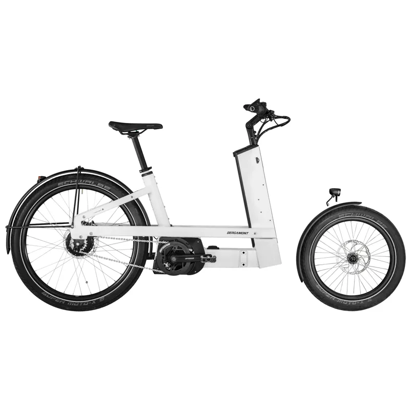 2021 Bergamont E-Cargoville LJ Expert Electric Cargo Bike in White