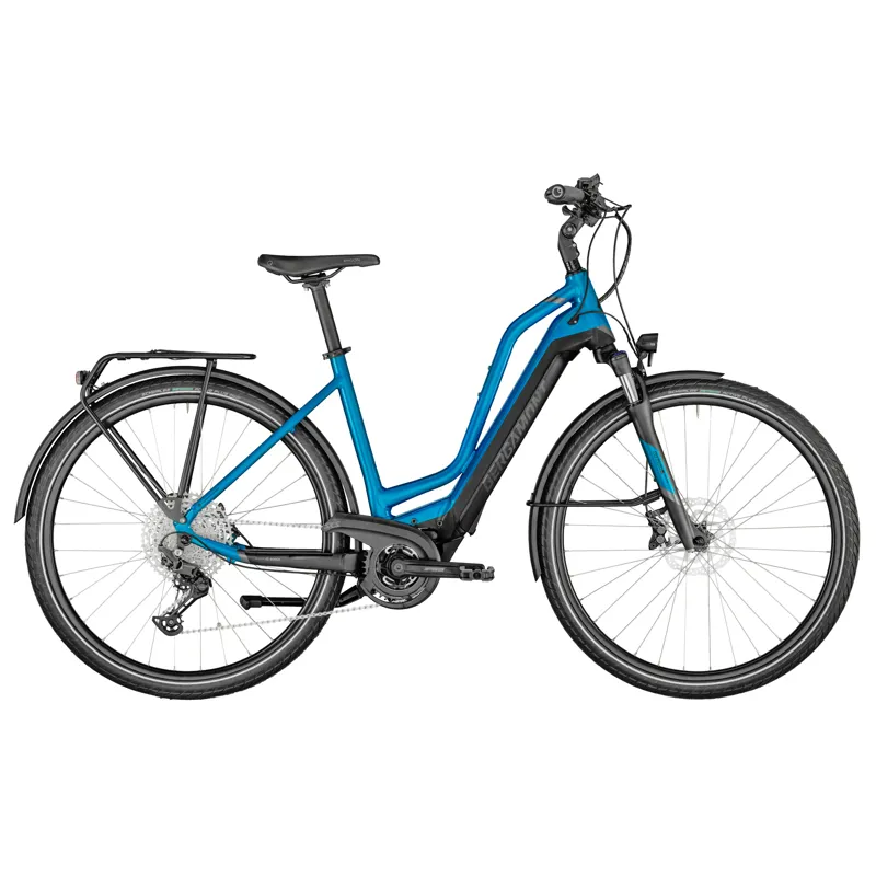 2021 Bergamont E-Horizon Expert Amsterdam Electric Hybrid Bike in Blue