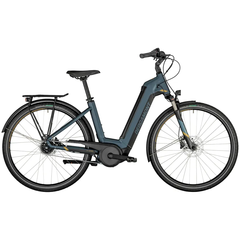2021 Bergamont E-Horizon N5e FH 500 Wave Electric Hybrid Bike in Blue