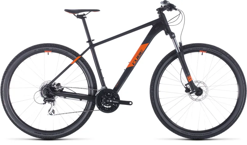 2020 Cube Aim Pro Hardtail Mountain Bike in Black