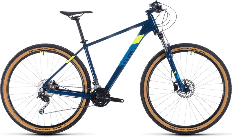 2020 Cube Aim SL Hardtail Mountain Bike in Blue