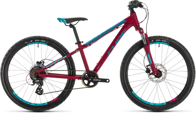 2020 Cube Access 240 Disc Childs Bike in Red