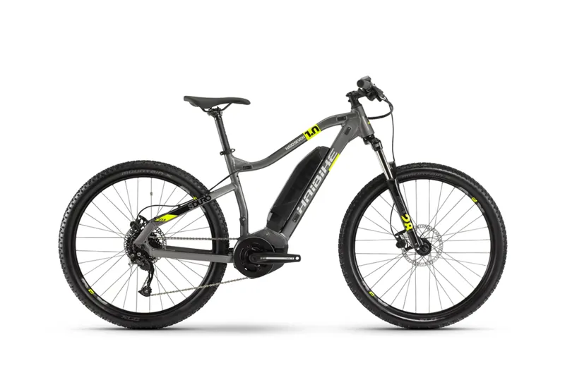 2020 Haibike Sduro Hardseven 1.0 Electric Mountain Bike in Grey