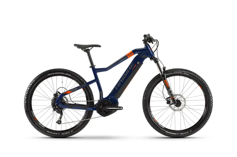 2020 Haibike Sduro Hardseven 1.5 Electric Mountain Bike in Blue