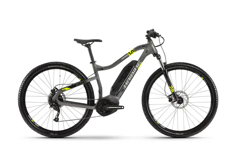 2020 Haibike Sduro Hardnine 1.0 Electric Mountain Bike in Grey