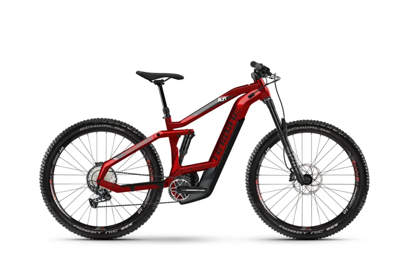 2020 Haibike Sduro Fullseven Lt 8.0 Electric FS Mountain Bike in Red