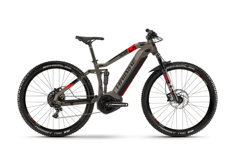 2020 Haibike Sduro Fullnine 4.0 FS Electric Mountain Bike in Brown