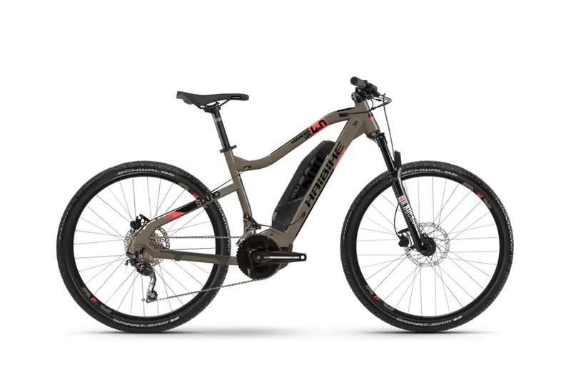2020 Haibike Sduro Hardseven Life 4.0 Electric Mountain Bike in Brown