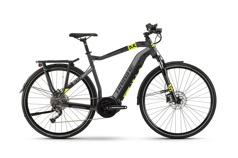 2020 Haibike Sduro Trekking 2.5 Electric Hybrid Bike in Grey