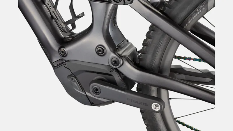 Specialized S-Works Turbo Levo Electric Mountain Bike in White-3