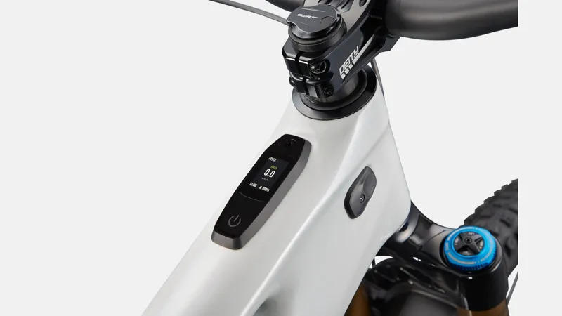 Specialized S-Works Turbo Levo Electric Mountain Bike in White-1