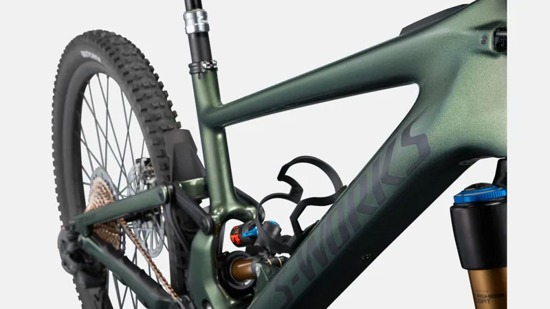 Specialized S-Works Turbo Kenevo SL Electric Carbon Mountain Bike in Green-4