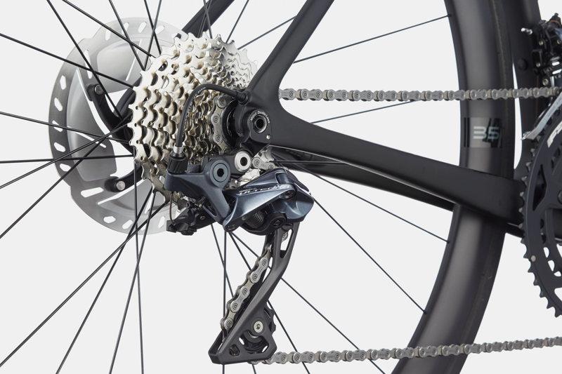 2021 Cannondale SuperSix EVO Carbon Disc Ultegra Road Bike in Black -3