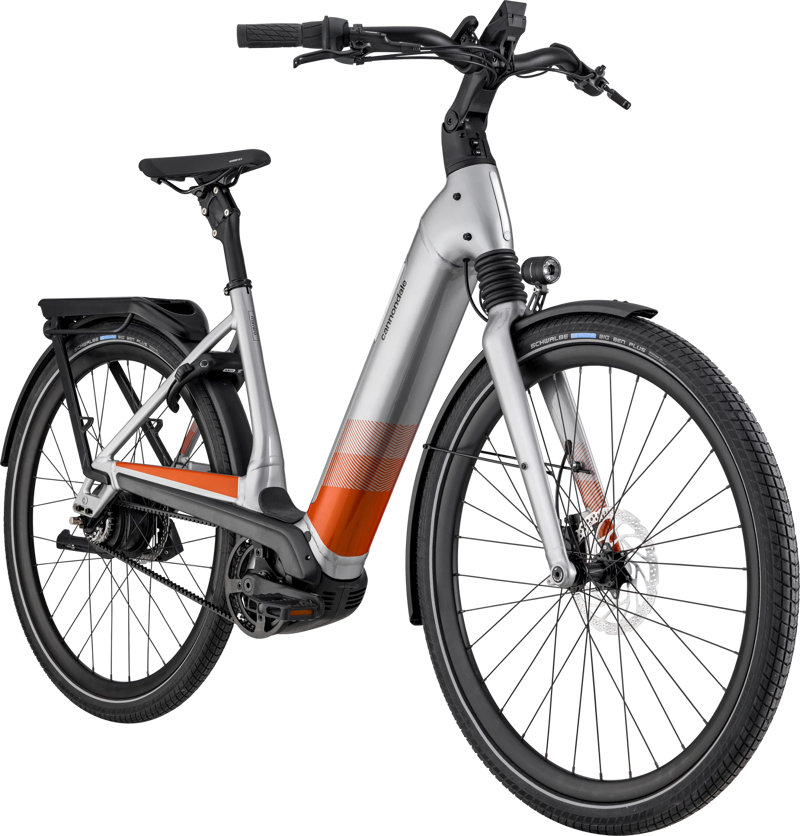 2021 Cannondale Mavaro Neo 1 Electric Hybrid Bike in Grey-8