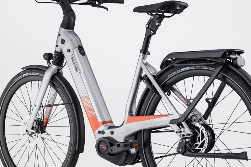 2021 Cannondale Mavaro Neo 1 Electric Hybrid Bike in Grey-3