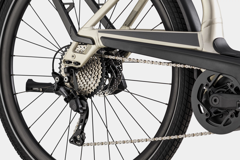 2021 Cannondale Mavaro Neo 3 Electric Hybrid Bike in Brown-2