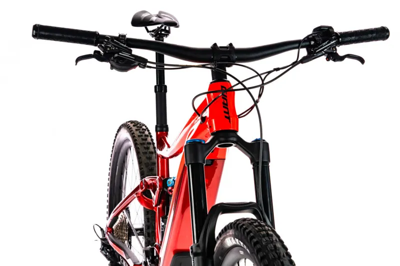2020 Giant Reign E+ 1 Pro Electric FS Mountain Bike in Red-5