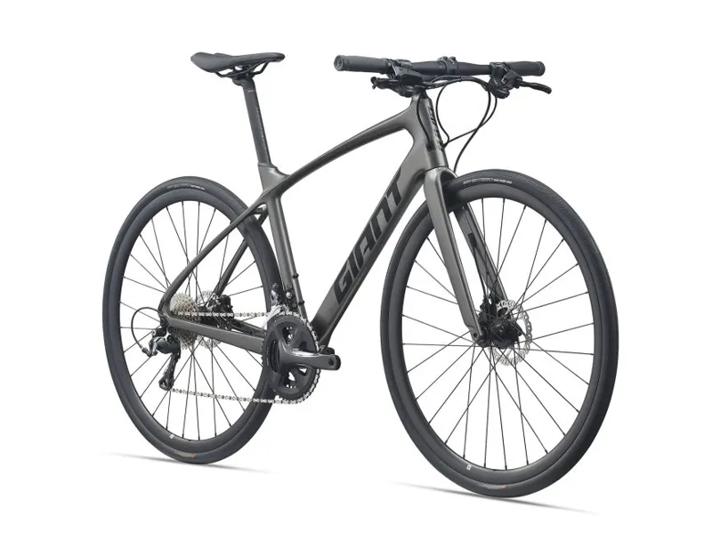 2021 Giant FastRoad Advanced 2 Hybrid Bike in Grey-8