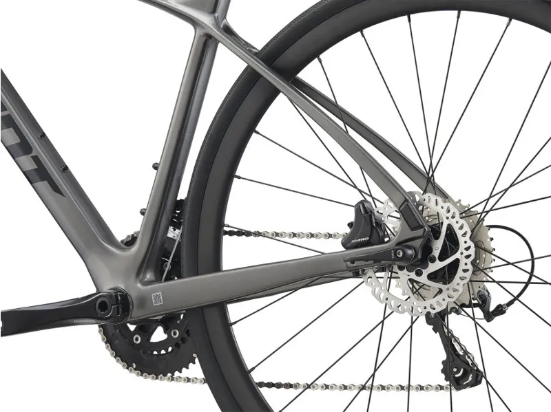 2021 Giant FastRoad Advanced 2 Hybrid Bike in Grey-1