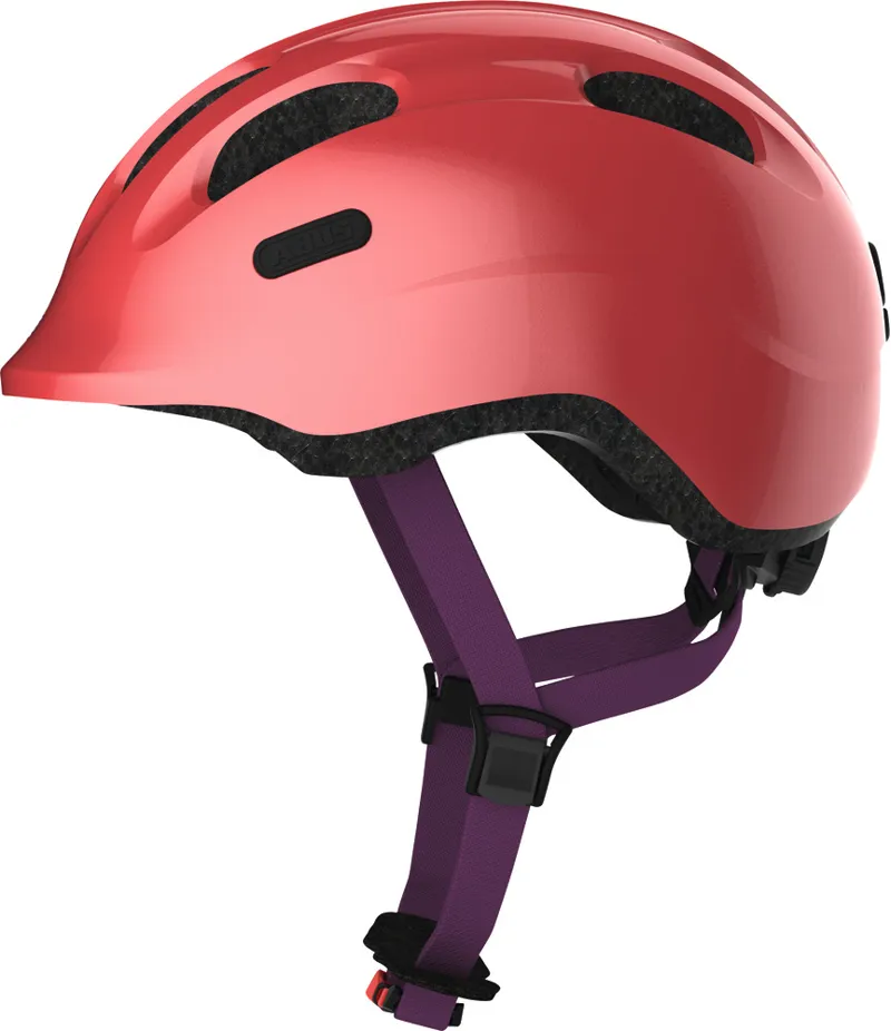 Abus Smiley 2.1 Kids Helmet in Red