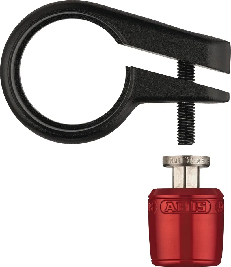 Abus NutFix Seatpost Clamp in Red
