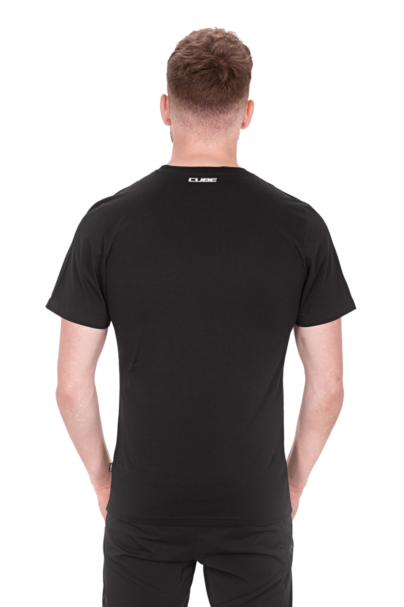 Cube Organic Action Team T-Shirt in Black-1