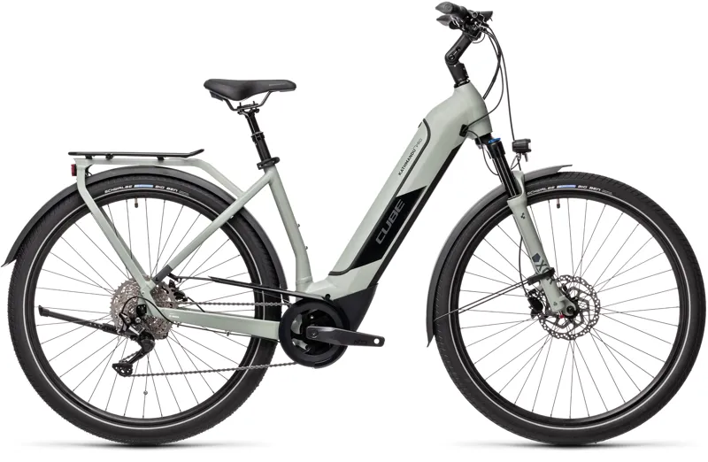 2021 Cube Kathmandu Hybrid Pro 625 Hybrid eBike in White-2
