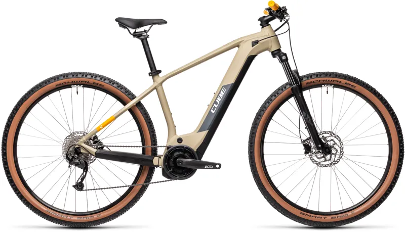 2021 Cube Reaction Hybrid Performance 500 Electric Bike in Brown