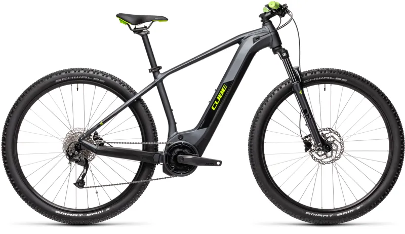 2021 Cube Reaction Hybrid Performance 625 Electric Bike in Black