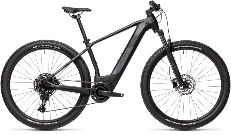 2021 Cube Reaction Hybrid Pro 625 Electric Mountain Bike in Black