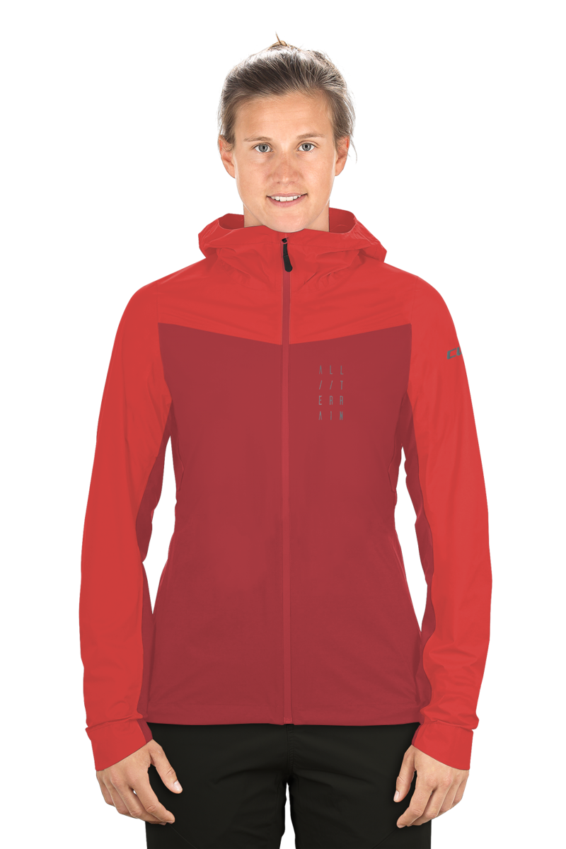 2021 Cube ATX Womens Storm Jacket in Red
