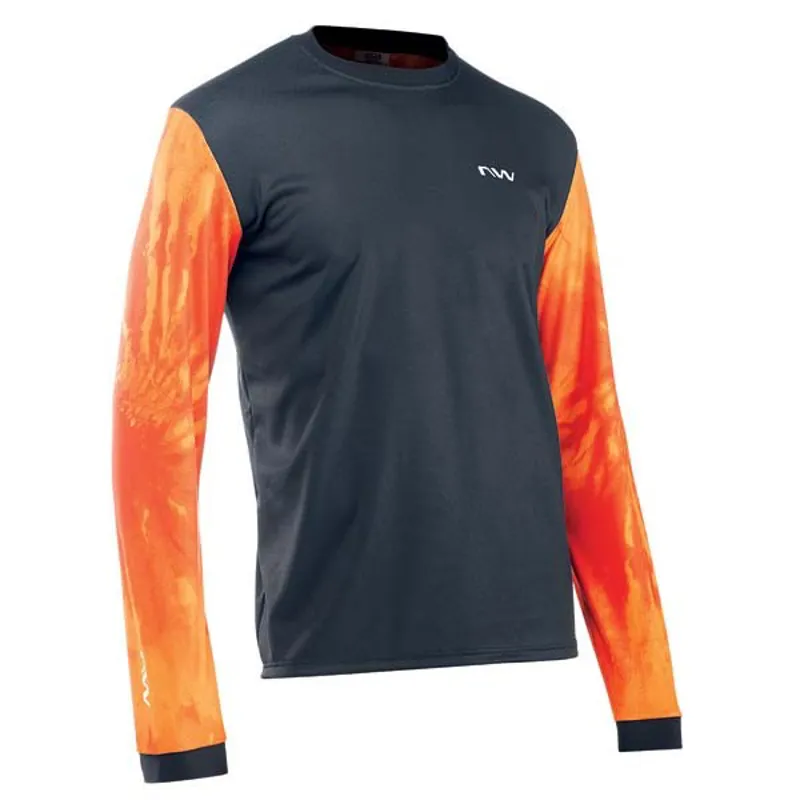 2020 Northwave Enduro Long Sleeve Mens Jersey in Black