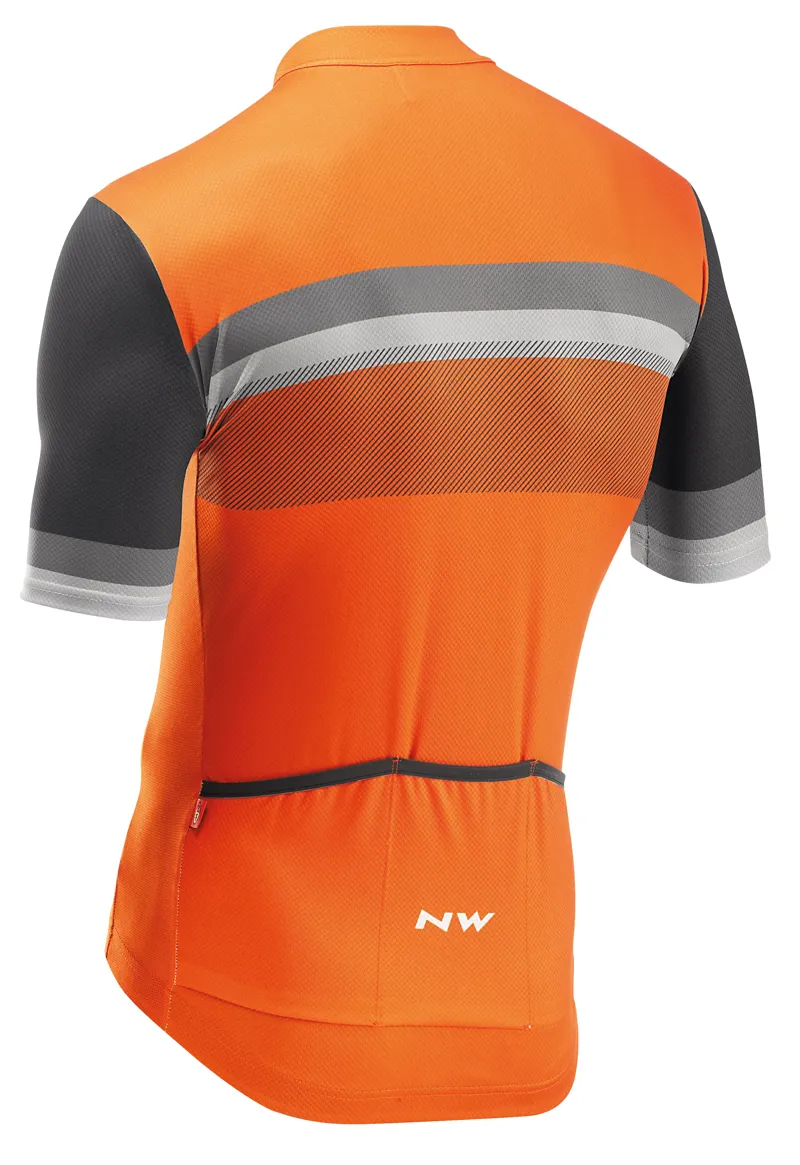Northwave Origin Short Sleeved Mens Jersey in Orange-1
