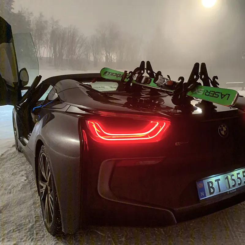 SeaSucker Pallavicini Ski Rack in Black-1