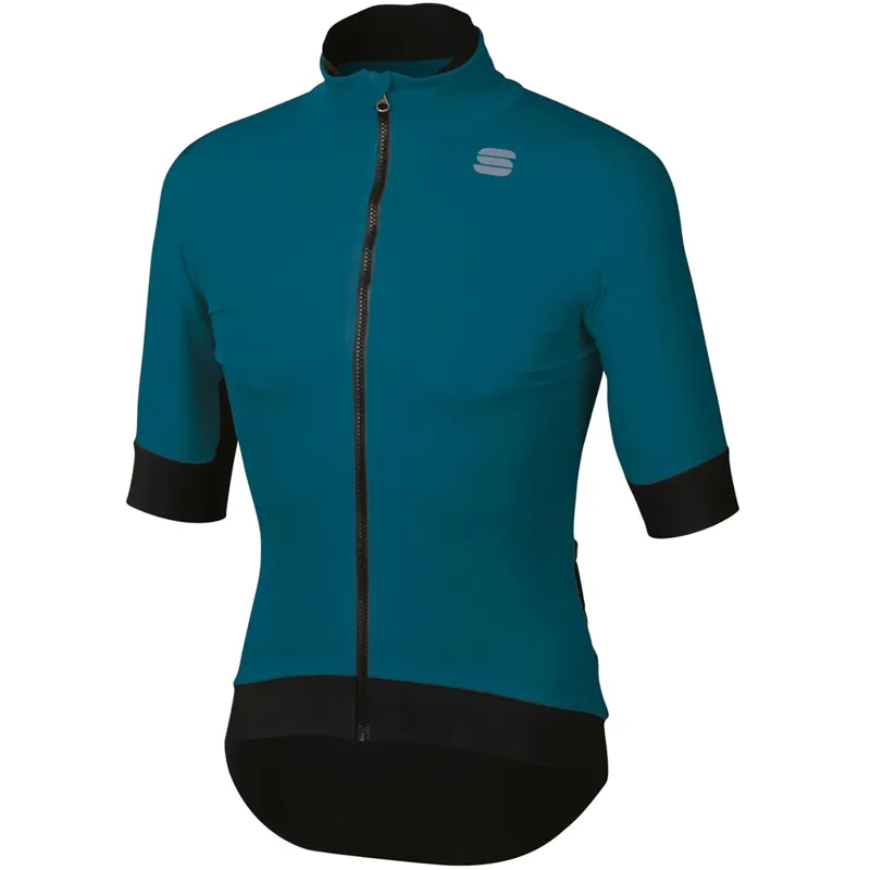 Sportful Fiandre Pro Short Sleeve Mens Jacket in Blue