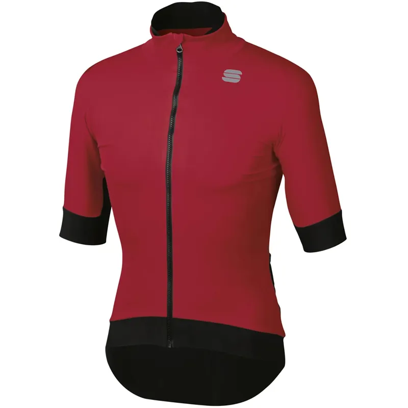 Sportful Fiandre Pro Short Sleeve Mens Jacket in Red