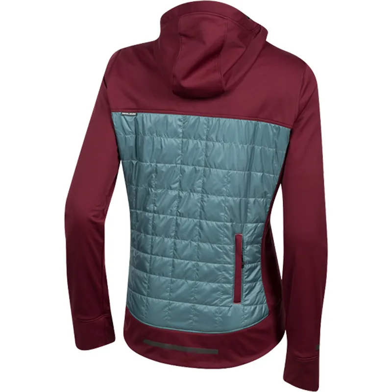 Pearl Izumi Versa Quilted Womens Hoody in Red-1