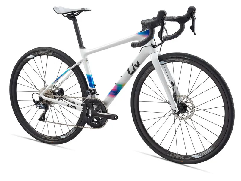2020 Liv Avail Advanced 1 Womens Road Bike in White-1