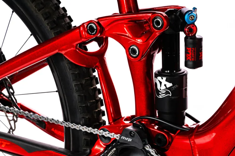 2020 Giant Reign E+ 1 Pro Electric Mountain Bike in Red-2