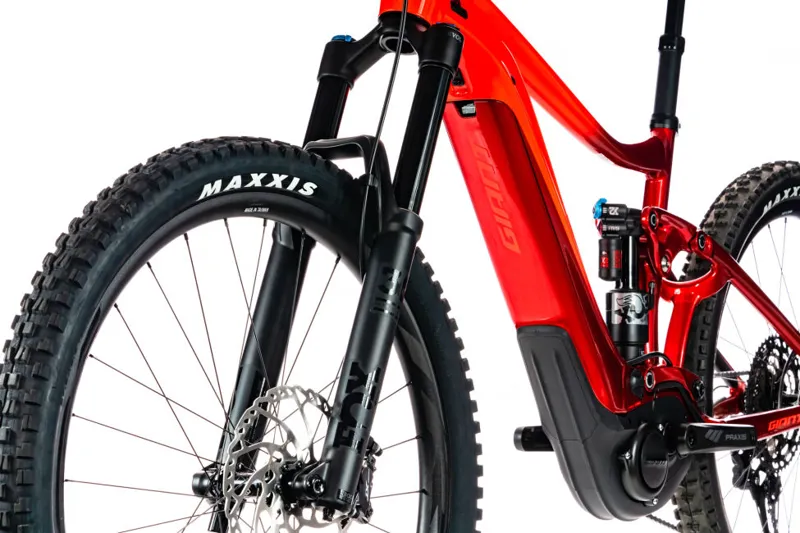 2020 Giant Reign E+ 1 Pro Electric Mountain Bike in Red-1